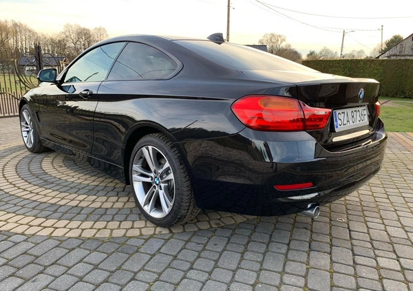 BMW Seria 4 cena 76600 przebieg: 85680, rok produkcji 2013 z Ogrodzieniec małe 407